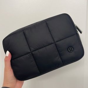 NWT Lululemon Quilted Grid Belt Bag BLACK